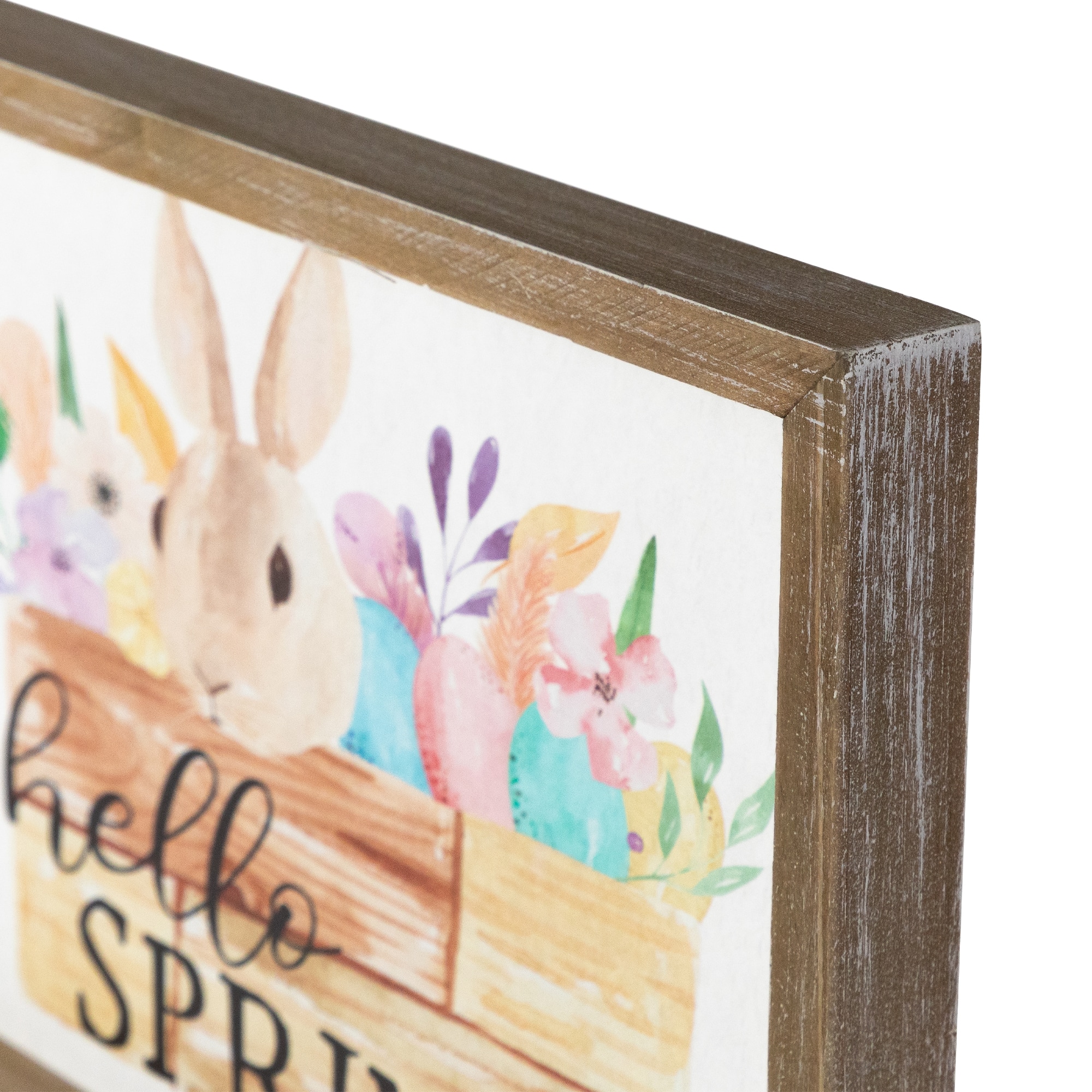 Hello Spring Framed Easter Wall Sign